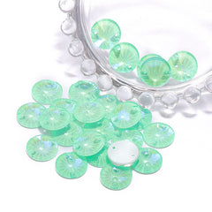 Electric Neon Greenwrap Rivoli Shape High Quality Glass Sew-on Rhinestones