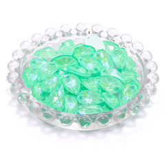 Electric Neon Greenwrap Drop Shape High Quality Glass Sew-on Rhinestones