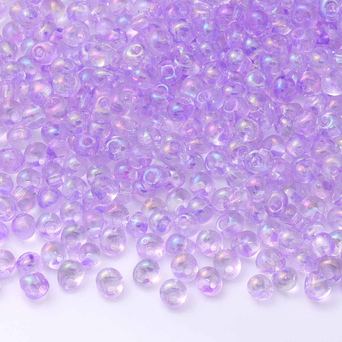 TMAB012 Transparent AB Drop Shape Glass Seed Beads