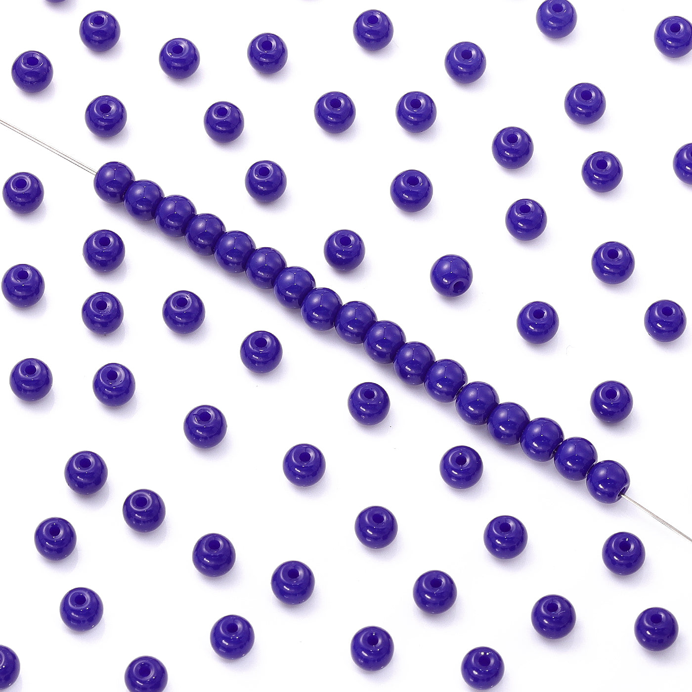 BSCZ010 4.5 MM Round Shape Glass Seed Beads for Bracelets and Jewelry Making