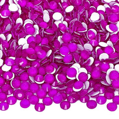 Neon Purple Glass FlatBack Neon Rhinestones