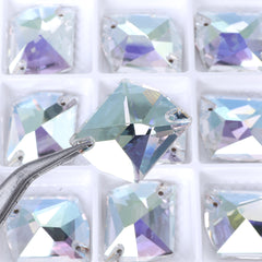 Crystal Transmission Cosmic Shape High Quality Glass Sew-on Rhinestones