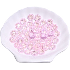 Electric Neon Light Rose XIRIUS Round Shape High Quality Glass Sew-on Rhinestones