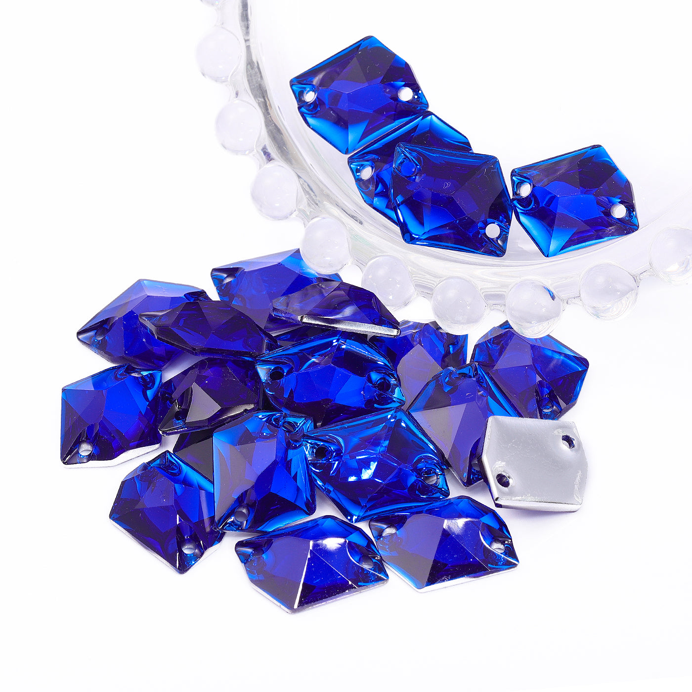 Cosmic Sapphire Resin Sew-on Rhinestones For Dance Costume