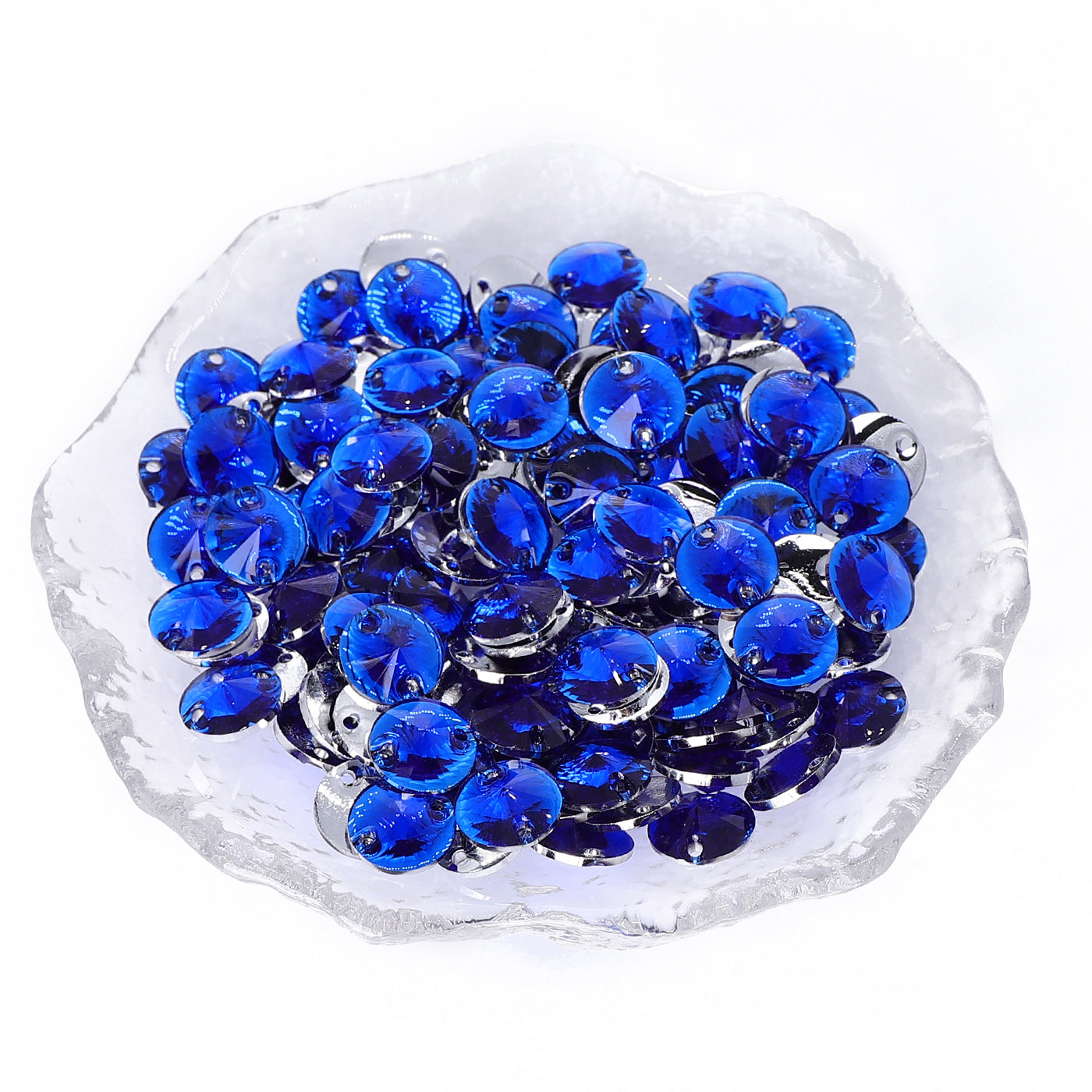 Rivoli Sapphire Resin Sew-on Rhinestones For Dance Costume