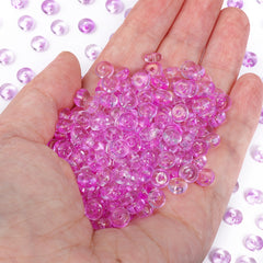 TMTG006 Transparent Candy Series Lucky Buckle Shape Glass Seed Beads WholesaleRhinestone