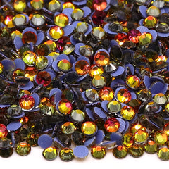 Red Volcano Glass HotFix Rhinestones