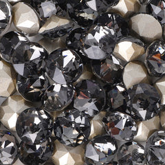 Black Diamond XIRIUS Chaton Shape Glass Pointed Back Fancy Rhinestones