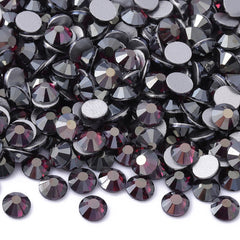 Star Burgundy Glass FlatBack Rhinestones Silver Back WholesaleRhinestone