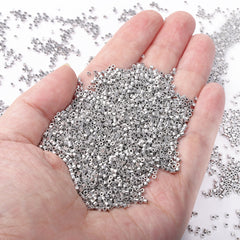 Metallic Silver Luster Color Hight Quality Glass Cylinder Seed Beads 1.6 MM Size JS3001