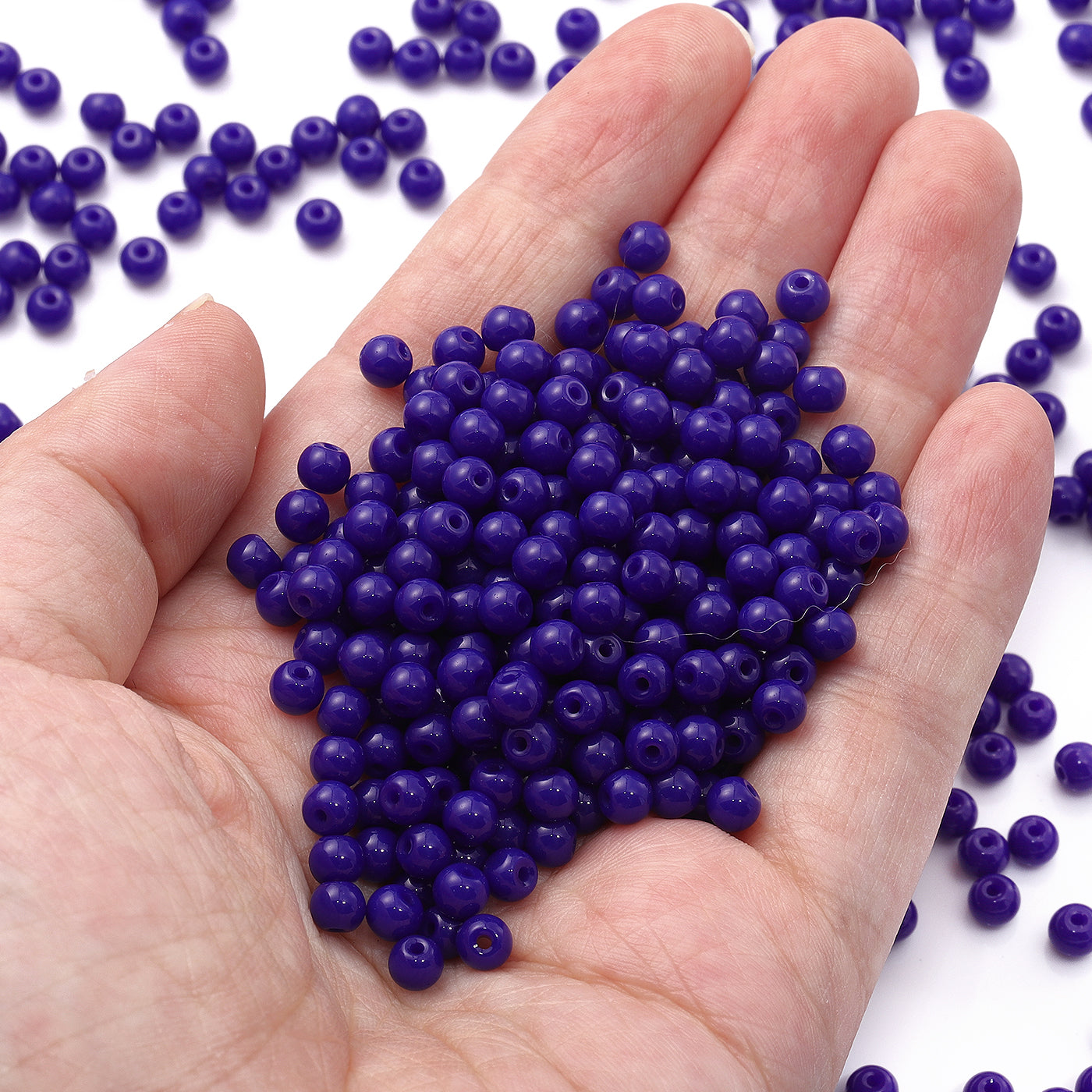 BSCZ010 4.5 MM Round Shape Glass Seed Beads for Bracelets and Jewelry Making