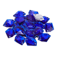 Cosmic Sapphire Resin Sew-on Rhinestones For Dance Costume