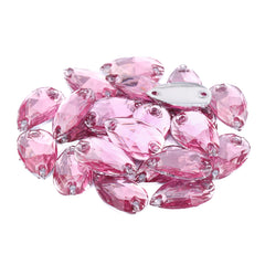 Drop Pink Resin Sew-on Rhinestones For Dance Costume