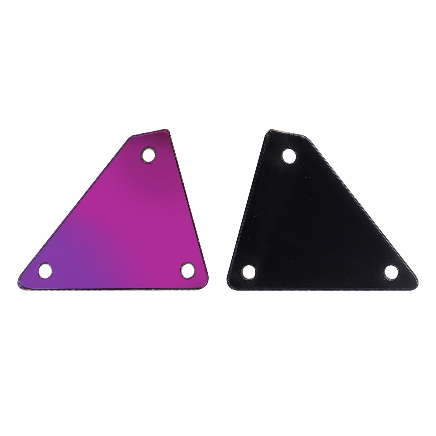 Irregular Triangle Shape Multi Colors Acrylic Sew-on Mirror For Dance Costume WholesaleRhinestone