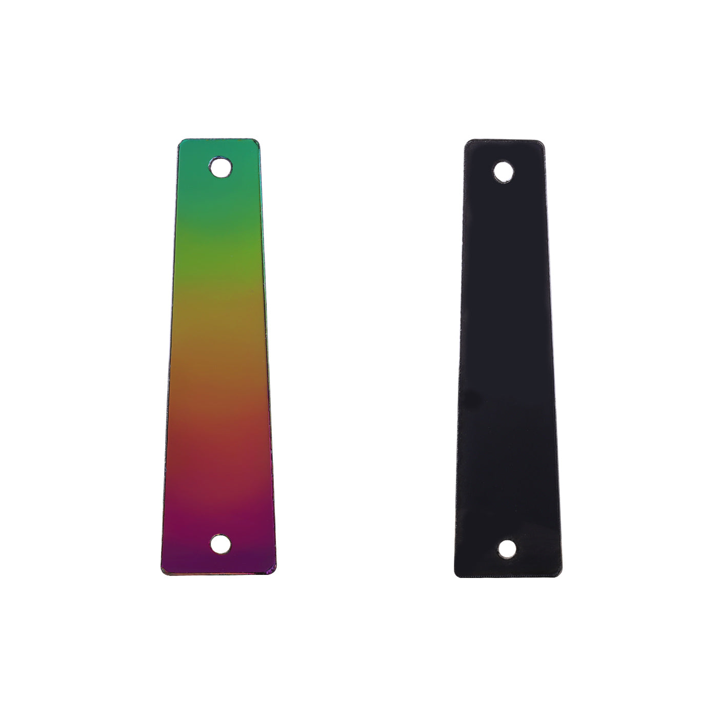 Strip Shape Multi Colors Acrylic Sew-on Mirror For Dance Costume