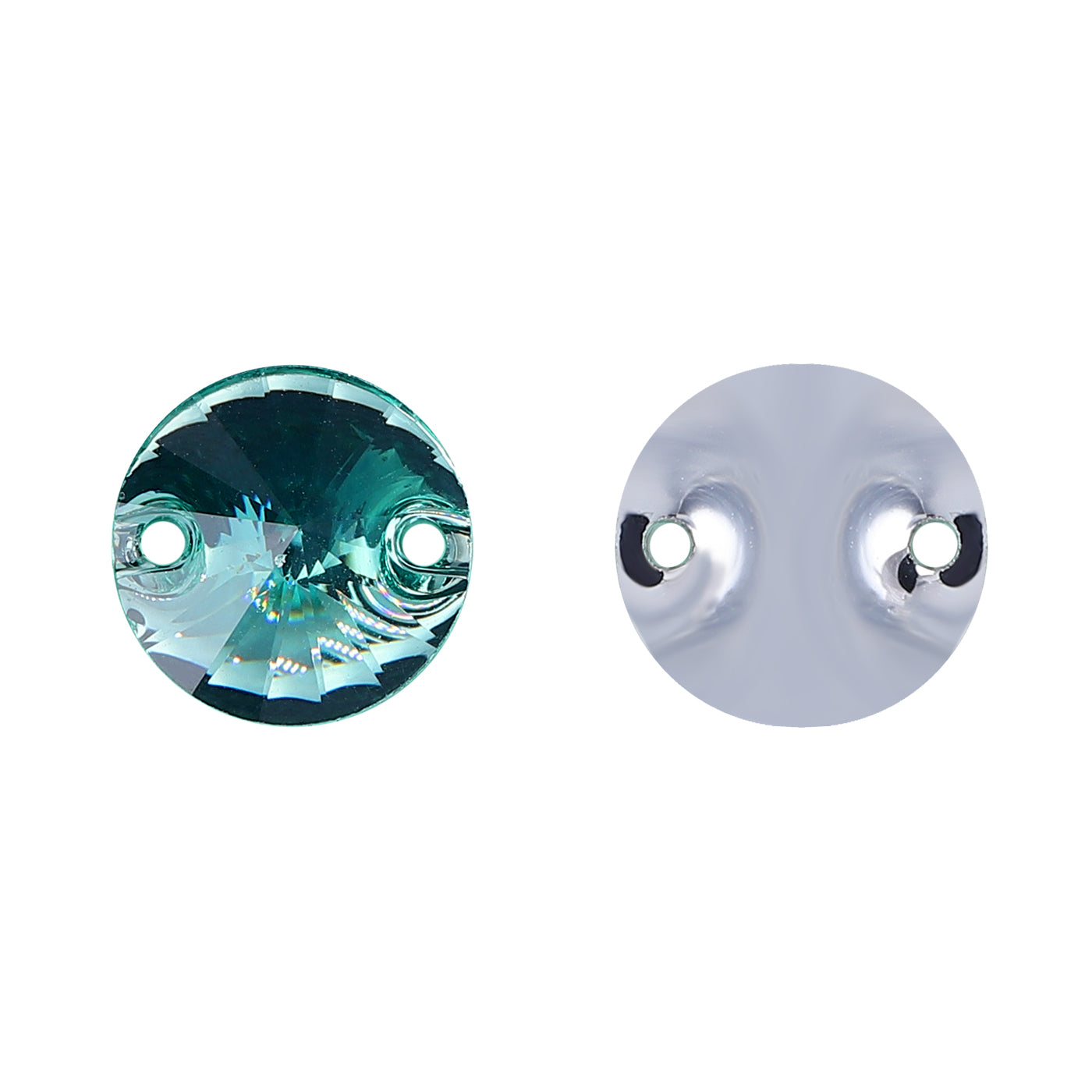 Rivoli Aquamarine Resin Sew-on Rhinestones For Dance Costume