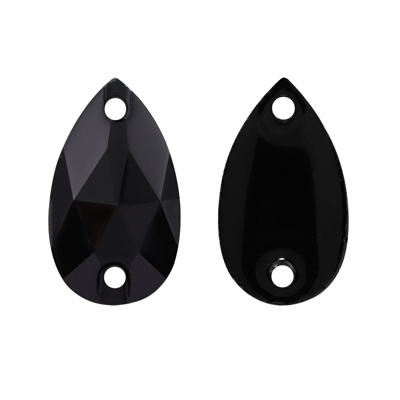 Drop Black Resin Sew-on Rhinestones For Dance Costume