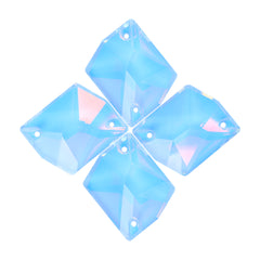 Light Sapphire AM Cosmic Shape High Quality Glass Sew-on Rhinestones
