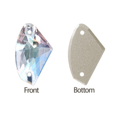 Crystal Transmission Galactic Shape High Quality Glass Sew-on Rhinestones