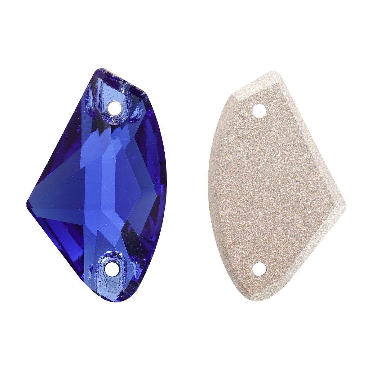 Sapphire Galactic Shape High Quality Glass Sew-on Rhinestones