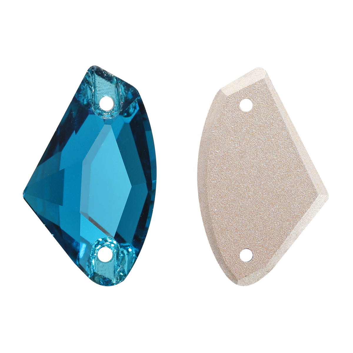 Indicolite Galactic Shape High Quality Glass Sew-on Rhinestones