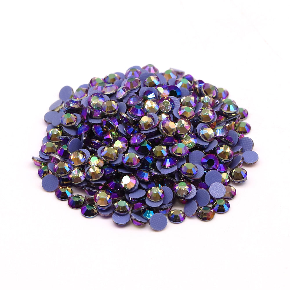 Paradise Blue Star Glass HotFix Rhinestones