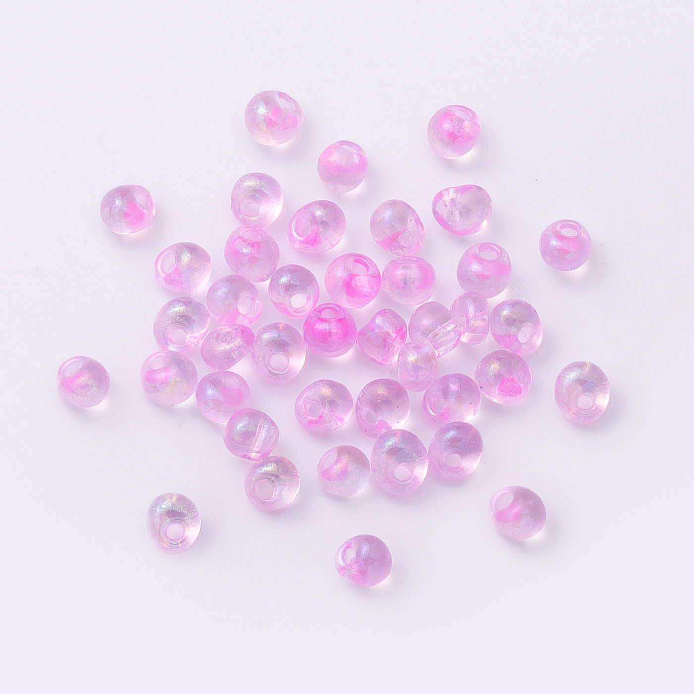 TMAB014 Transparent AB Drop Shape Glass Seed Beads WholesaleRhinestone