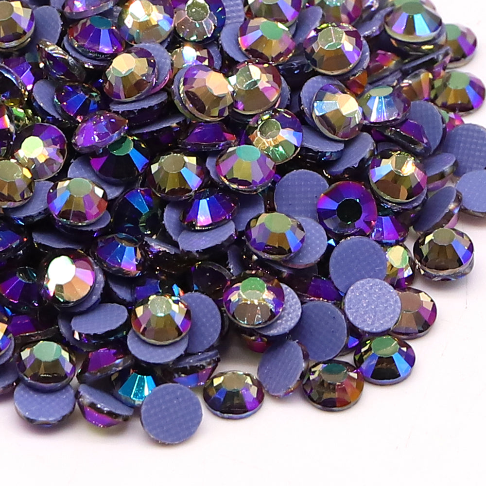 Paradise Blue Star Glass HotFix Rhinestones