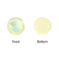 Jonquil AM XIRIUS Round Shape High Quality Glass Sew-on Rhinestones