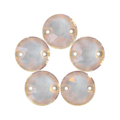 Silk AM XIRIUS Round Shape High Quality Glass Sew-on Rhinestones