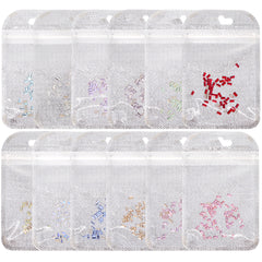 Rectangle Shape Multi Colors Small Size Glass Beveled Flat Back Fancy Rhinestones For Nail Art