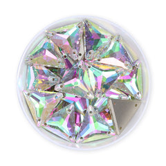 Crystal Phantom Triangle Shape High Quality Glass Sew-on Rhinestones WholesaleRhinestone