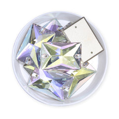 Crystal Transmission Rectangle Shape High Quality Glass Sew-on Rhinestones WholesaleRhinestone