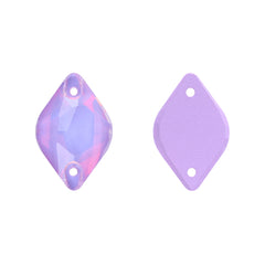 Lavender AM Lemon Shape High Quality Glass Sew-on Rhinestones