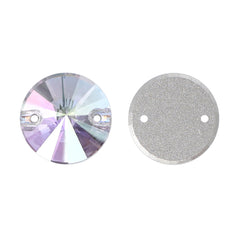 Crystal Transmission Rivoli  Shape High Quality Glass Sew-on Rhinestones