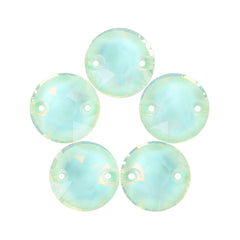 Light Azore AM XIRIUS Round Shape High Quality Glass Sew-on Rhinestones