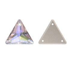 Crystal Transmission Triangle Shape High Quality Glass Sew-on Rhinestones WholesaleRhinestone