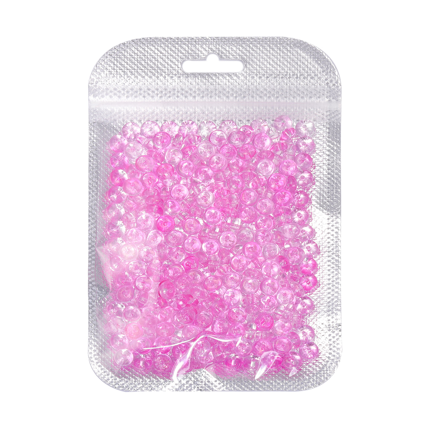 TMTG006 Transparent Candy Series Lucky Buckle Shape Glass Seed Beads