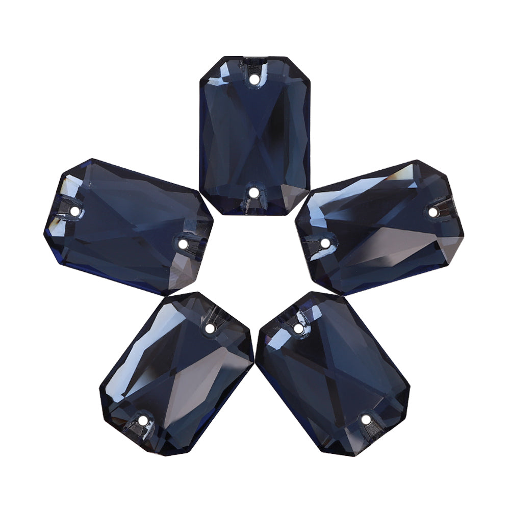 Montana Octagon Shape High Quality Glass Sew-on Rhinestones WholesaleRhinestone