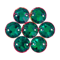 Heliotrope XIRIUS Round Shape High Quality Glass Sew-on Rhinestones WholesaleRhinestone