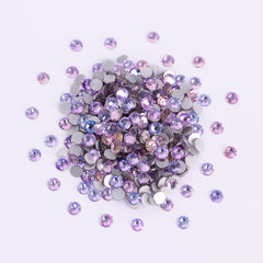 Phantom Violet Glass FlatBack Rhinestones Silver Back WholesaleRhinestone