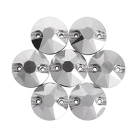 Comet Argent Light XIRIUS Round Shape High Quality Glass Sew-on Rhinestones WholesaleRhinestone