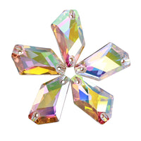 Crystal AB De-Art Shape High Quality Glass Sew-on Rhinestones WholesaleRhinestone