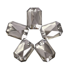 Satin Octagon Shape High Quality Glass Sew-on Rhinestones WholesaleRhinestone