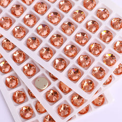 Light Peach XIRIUS Round Shape High Quality Glass Sew-on Rhinestones WholesaleRhinestone