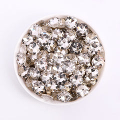 Crystal Round Square Shape Pointed Back Fancy Rhinestones WholesaleRhinestone