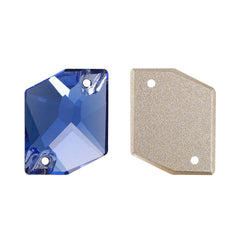 Light Sapphire Cosmic Shape High Quality Glass Sew-on Rhinestones WholesaleRhinestone