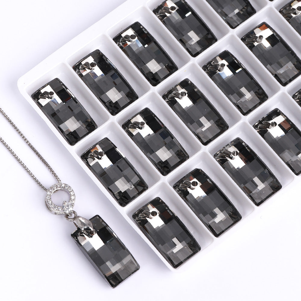 Silver Night Urban Shape High Quality Glass Rhinestone Pendant WholesaleRhinestone