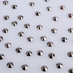 Hematite Steeple Glass HotFix Rhinestones WholesaleRhinestone