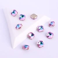 Vitrail Light Square Octagon Shape Pointed Back Fancy Rhinestones WholesaleRhinestone